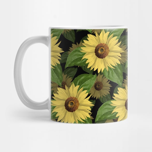 Sunflowers Pattern by Designoholic